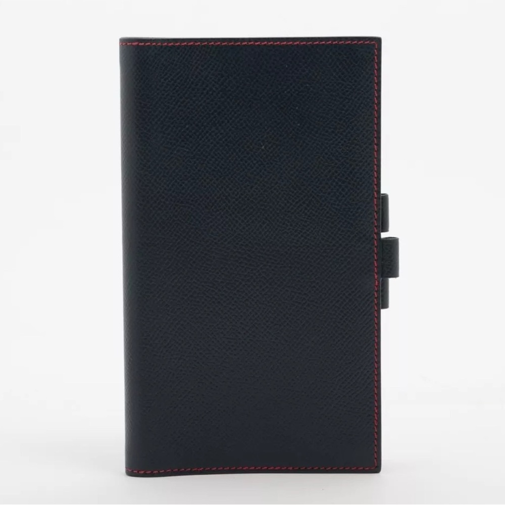 Hermes Agenda Veau Epsom Notebook Cover With Pen & Notebook